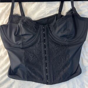 Hollister Corset Going Out Top - Black 🖤